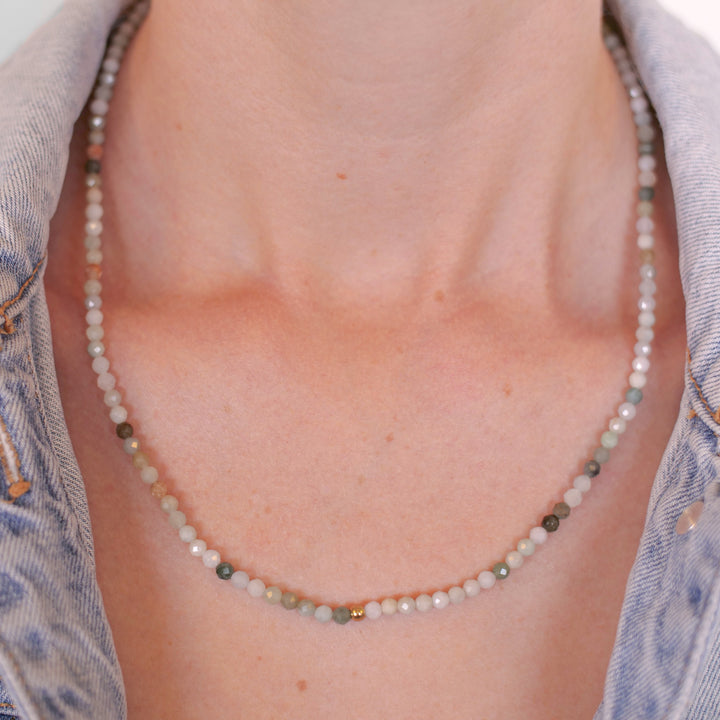 Jade Natural Stone Pearl Necklace