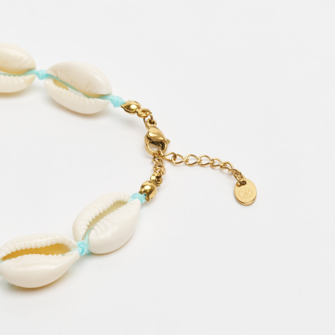 Muschel Halskette Choker mit Verschluss
