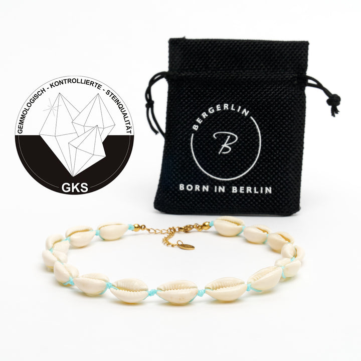 Muschel Halskette Choker mit Verschluss