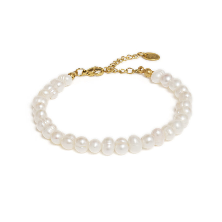 Perlen Armband mit vergoldeten Verschluss