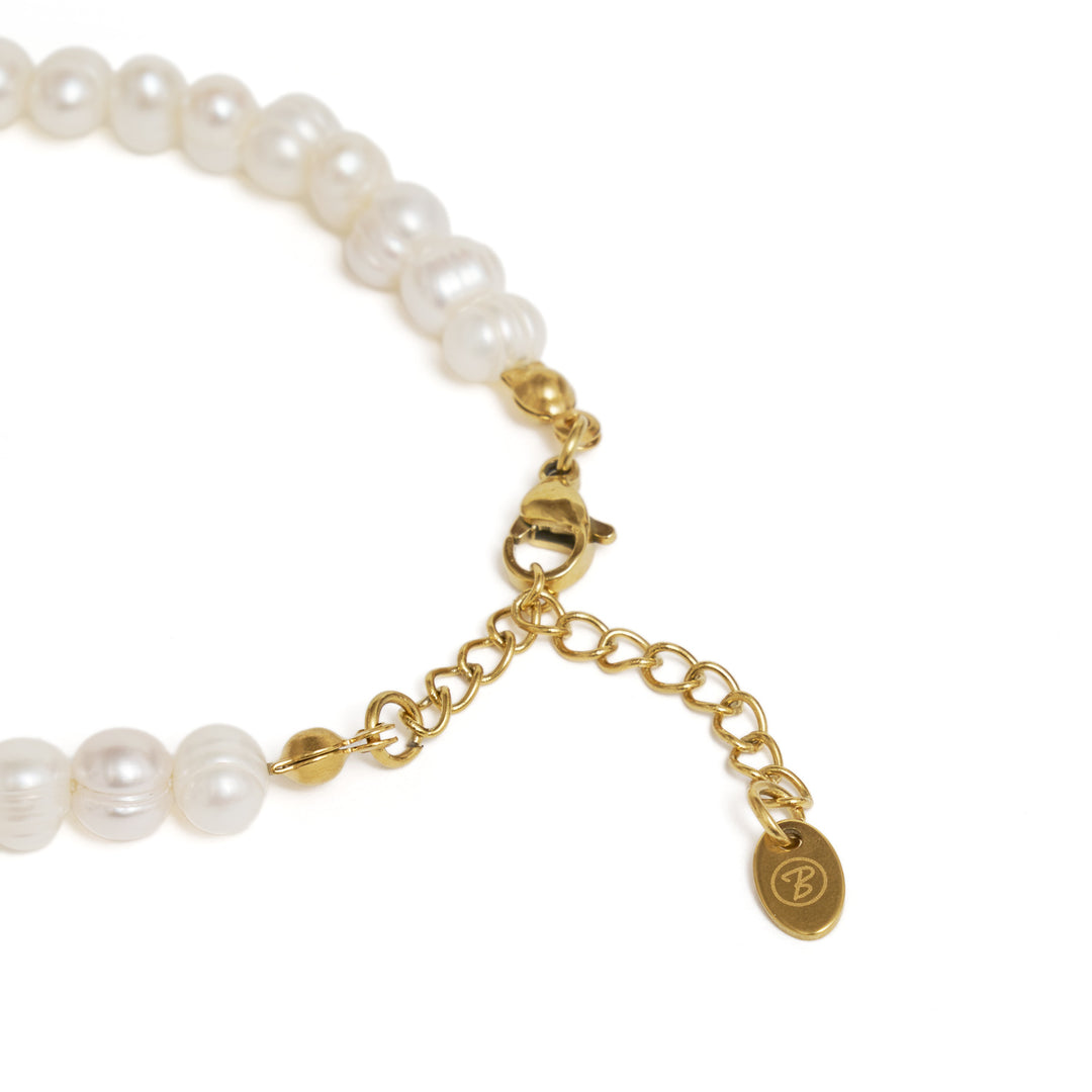 Perlen Armband mit vergoldeten Verschluss