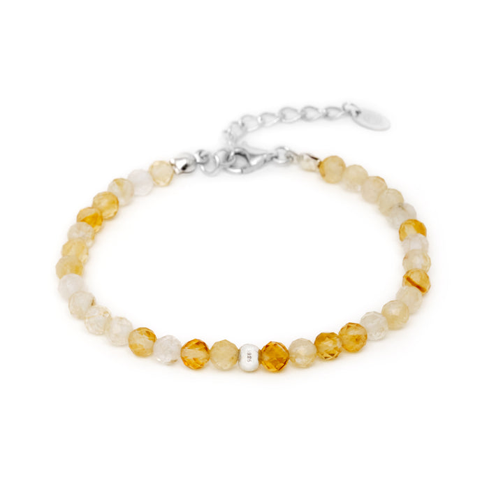Citrin Naturstein Armband mit Verschluss