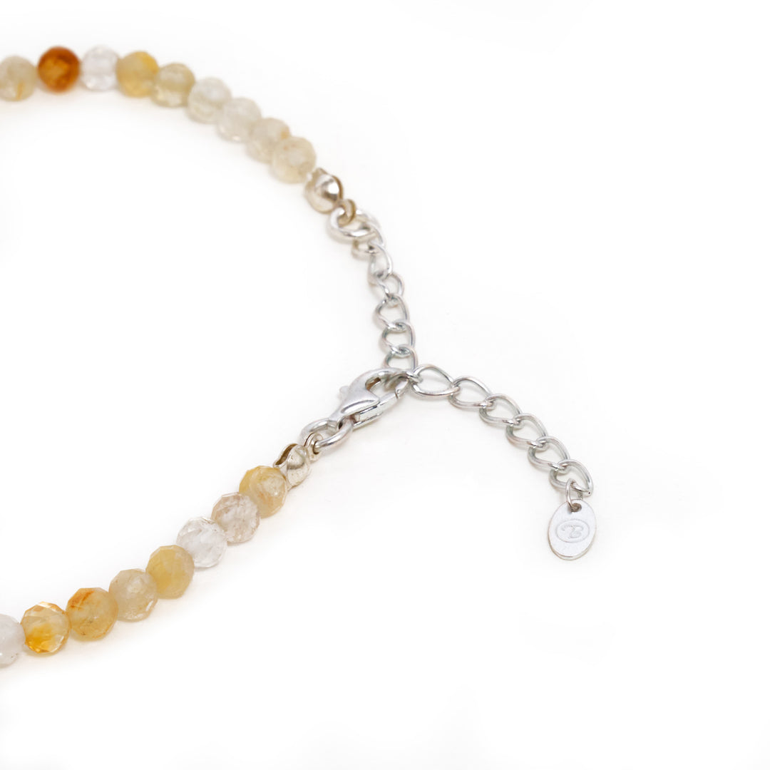 Citrin Naturstein Armband mit Verschluss