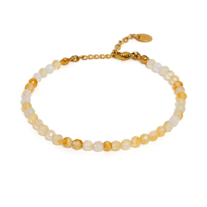 Citrin Naturstein Armband mit Verschluss