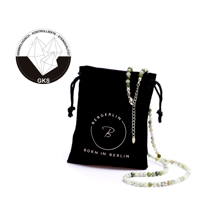 Jade Natural Stone Pearl Necklace