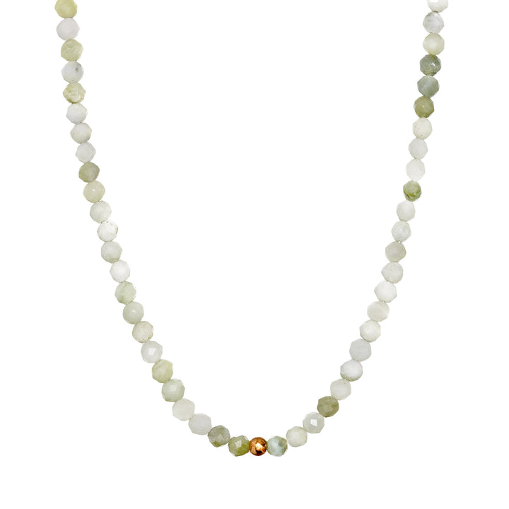 Jade Natural Stone Pearl Necklace