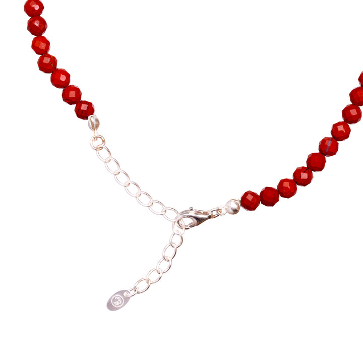 Jasper Natural Stone Pearl Necklace