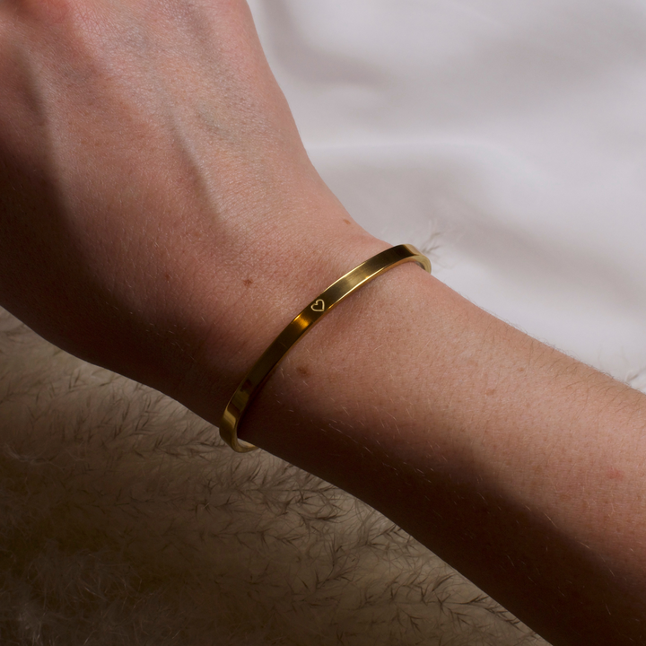 Stainless Steel Bracelet Symbol Heart