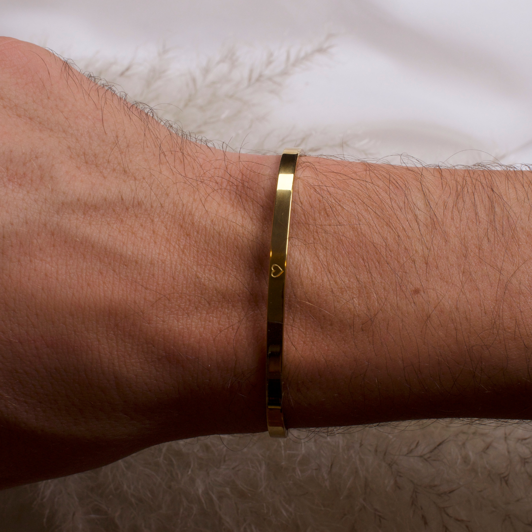 Stainless Steel Bracelet Symbol Heart