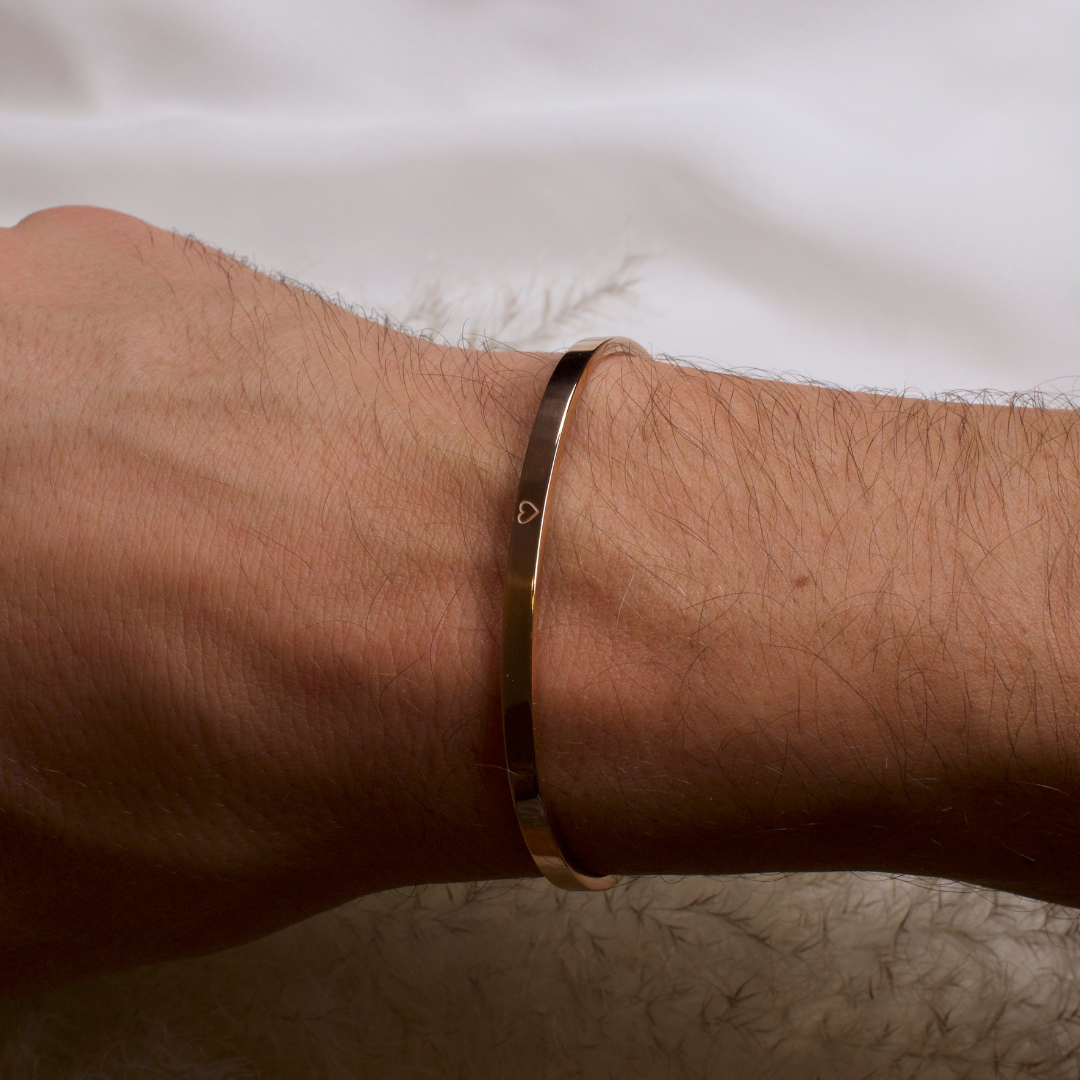 Stainless Steel Bracelet Symbol Heart