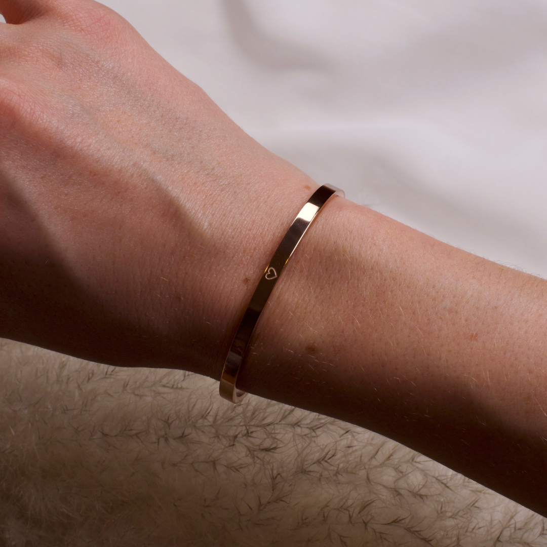 Stainless Steel Bracelet Symbol Heart