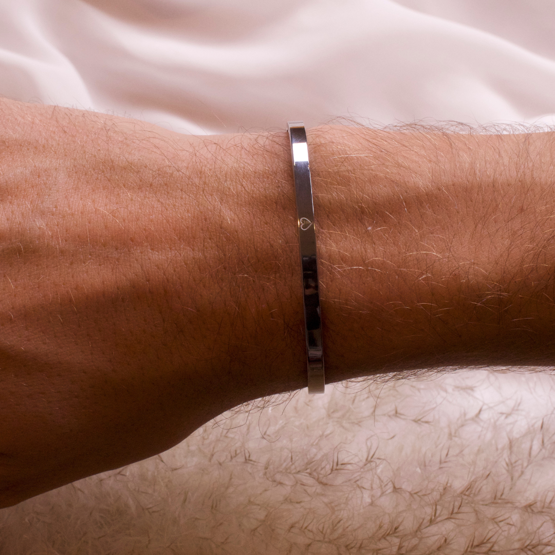 Stainless Steel Bracelet Symbol Heart