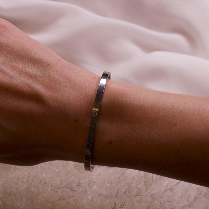 Stainless Steel Bracelet Symbol Heart