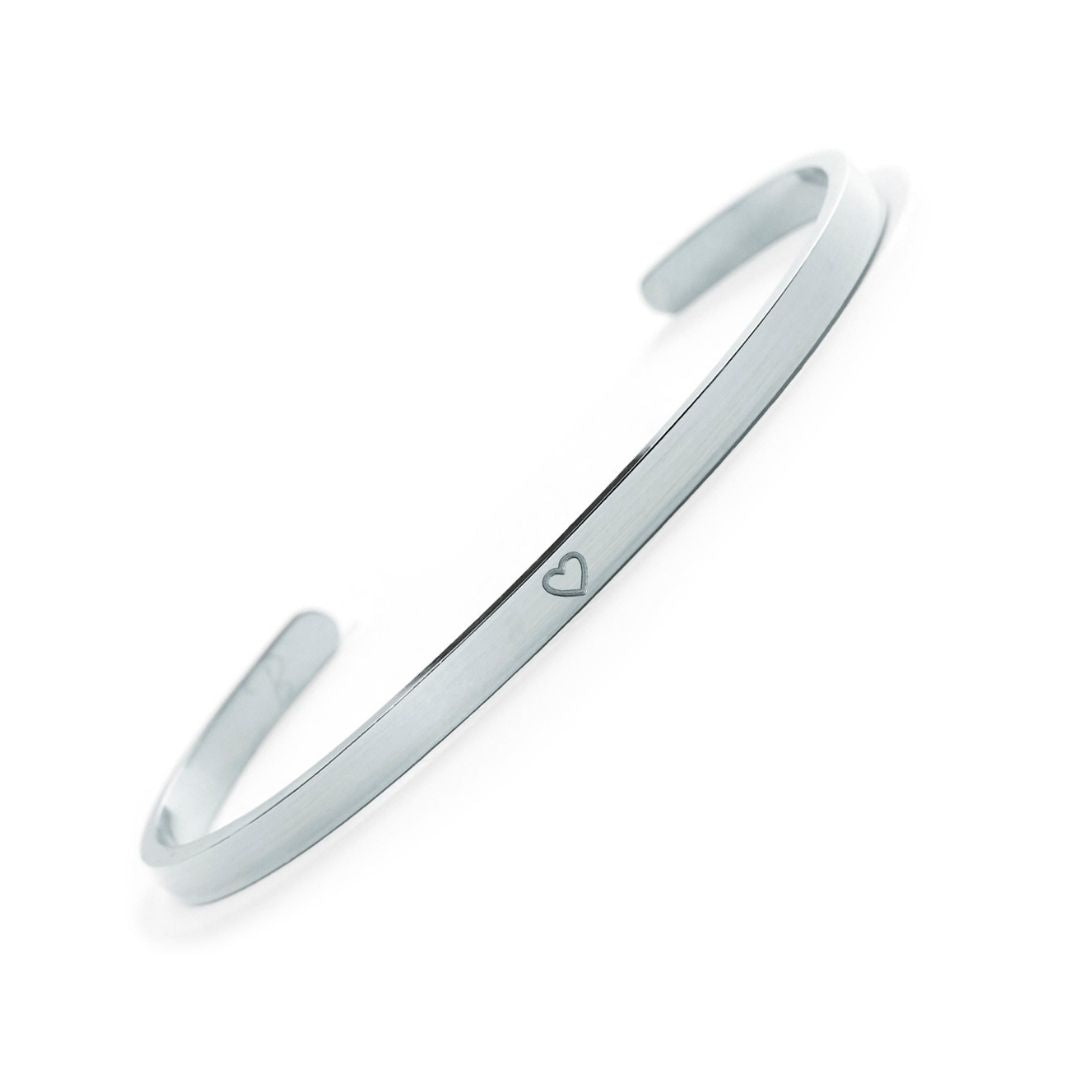 Stainless Steel Bracelet Symbol Heart