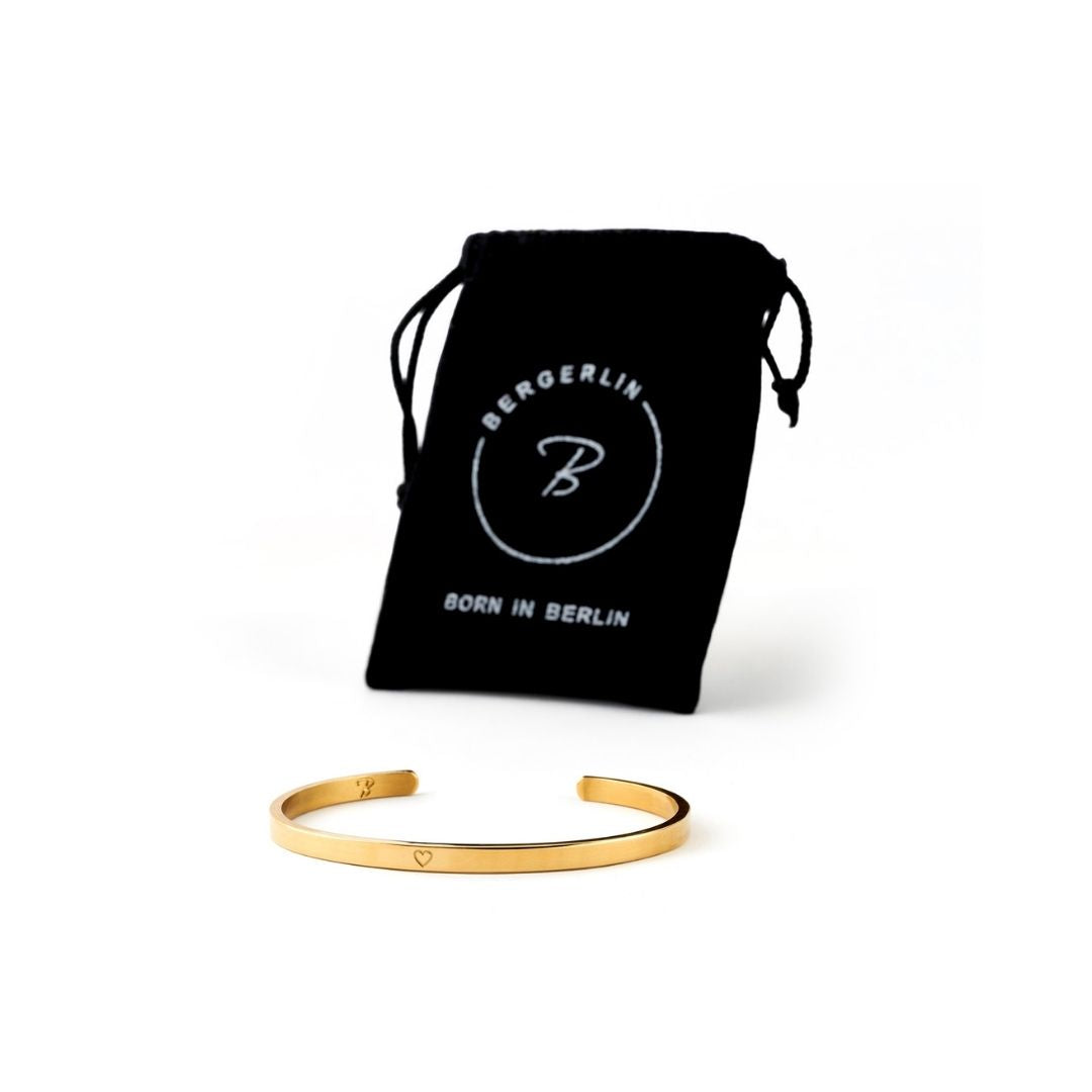 Stainless Steel Bracelet Symbol Heart