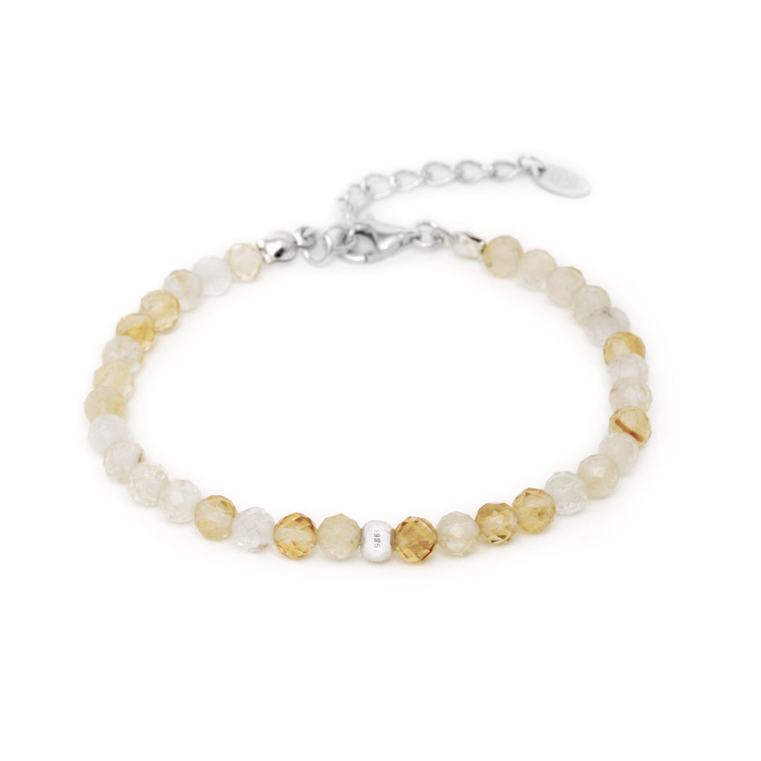 Citrine Natural Stone Bracelet with Clasp