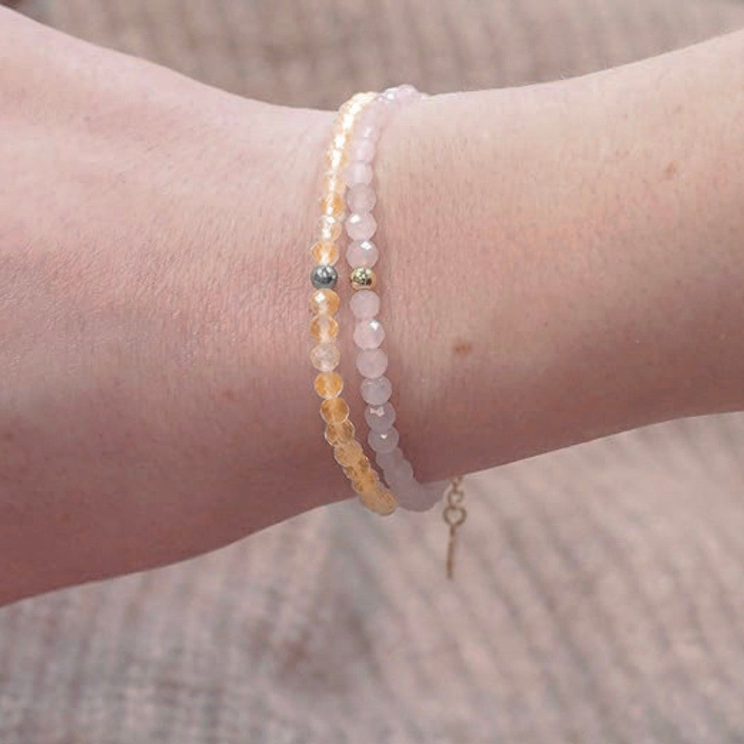 Citrine Natural Stone Bracelet with Clasp