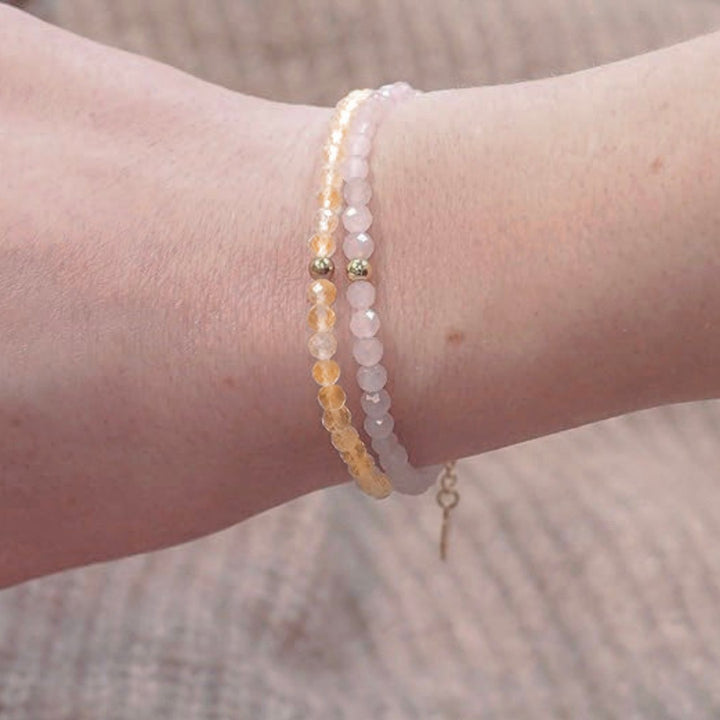 Citrine Natural Stone Bracelet with Clasp