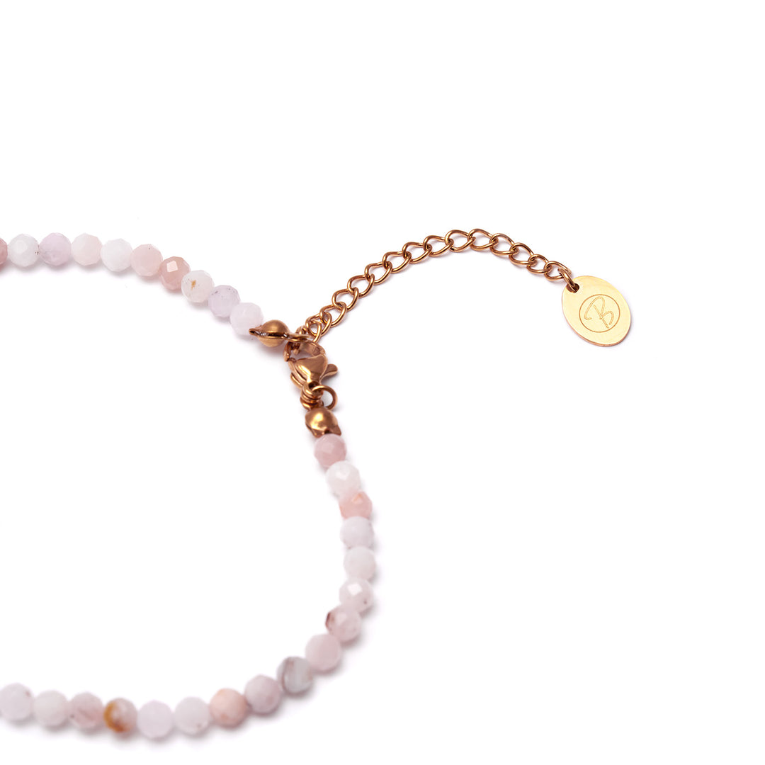 Opal Natural Stone Pearl Bracelet with Clasp