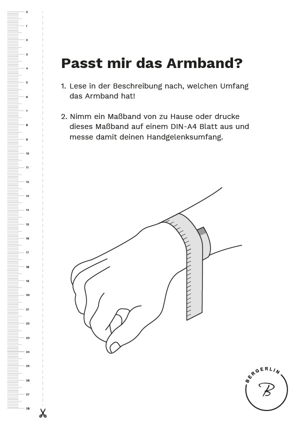 Lavastein Perlen Armband mit Silberperle