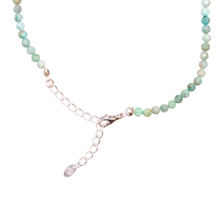 Jade Naturstein Perlen Halskette