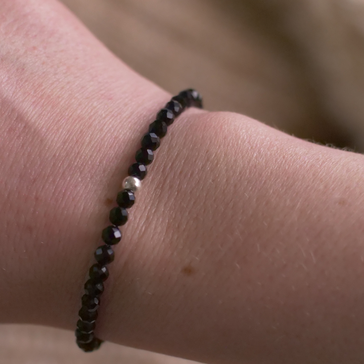 Onyx Armband Naturstein Perlen Armband mit Verschluss (Achat farblich beh.)