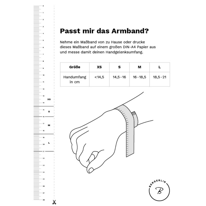 Pärchen Armband Achat mit Buchstaben - Schwarz